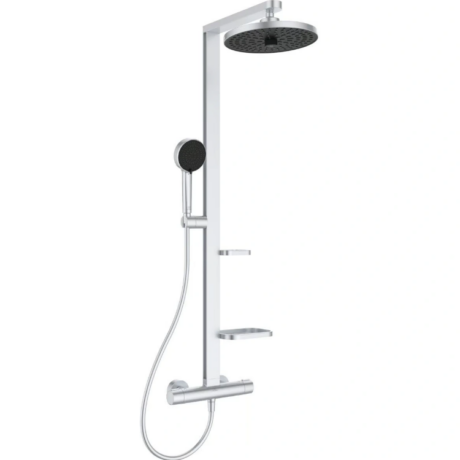 Душ система с термостатен смесител IDEAL STANDARD CERATHERM ALU+ BD583SI Сребро