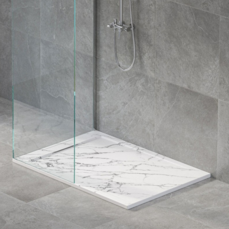 Душ корито 120/80 см MARBLE TEXTURE ICST  12080MB-3